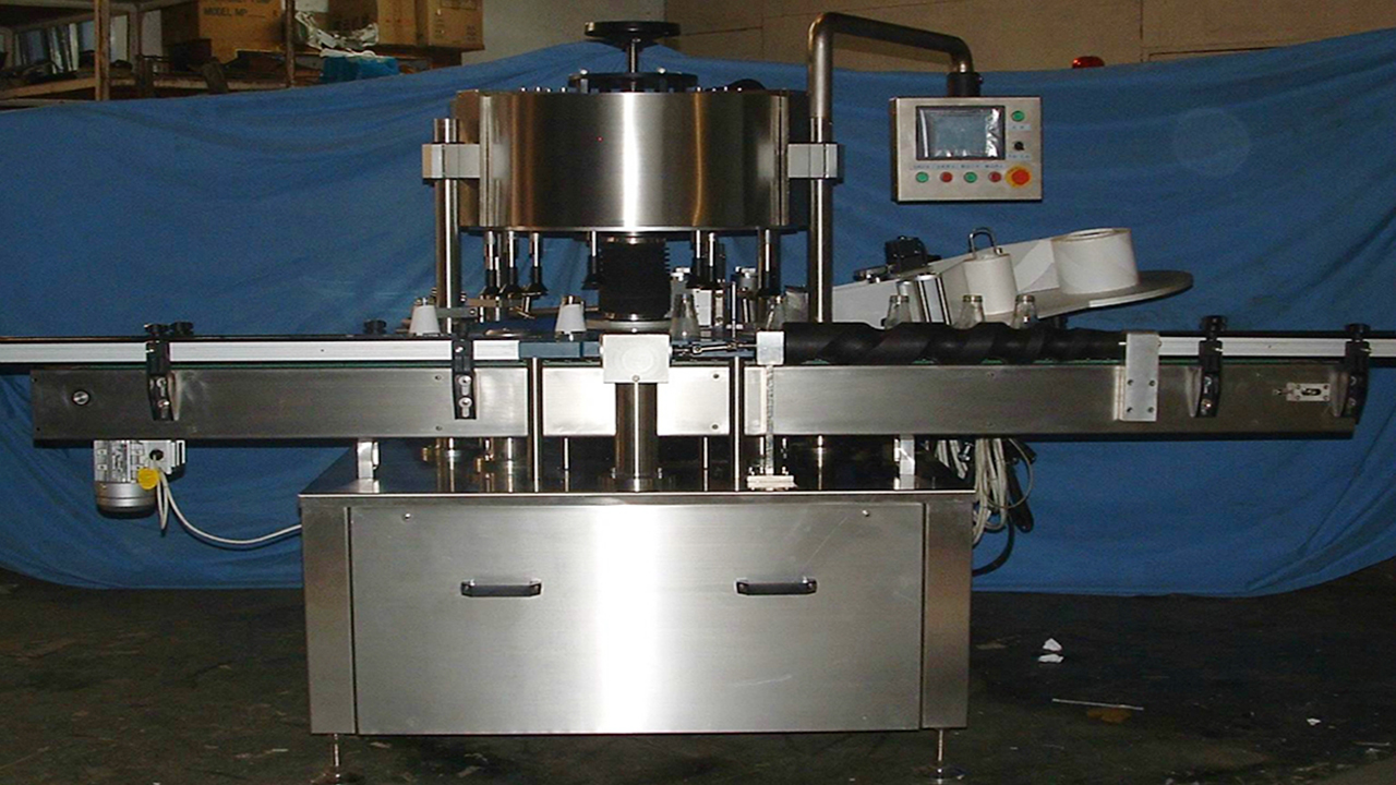 rotary customized labeling machine automatic for conical bottles high speed labeller equipment PʽF